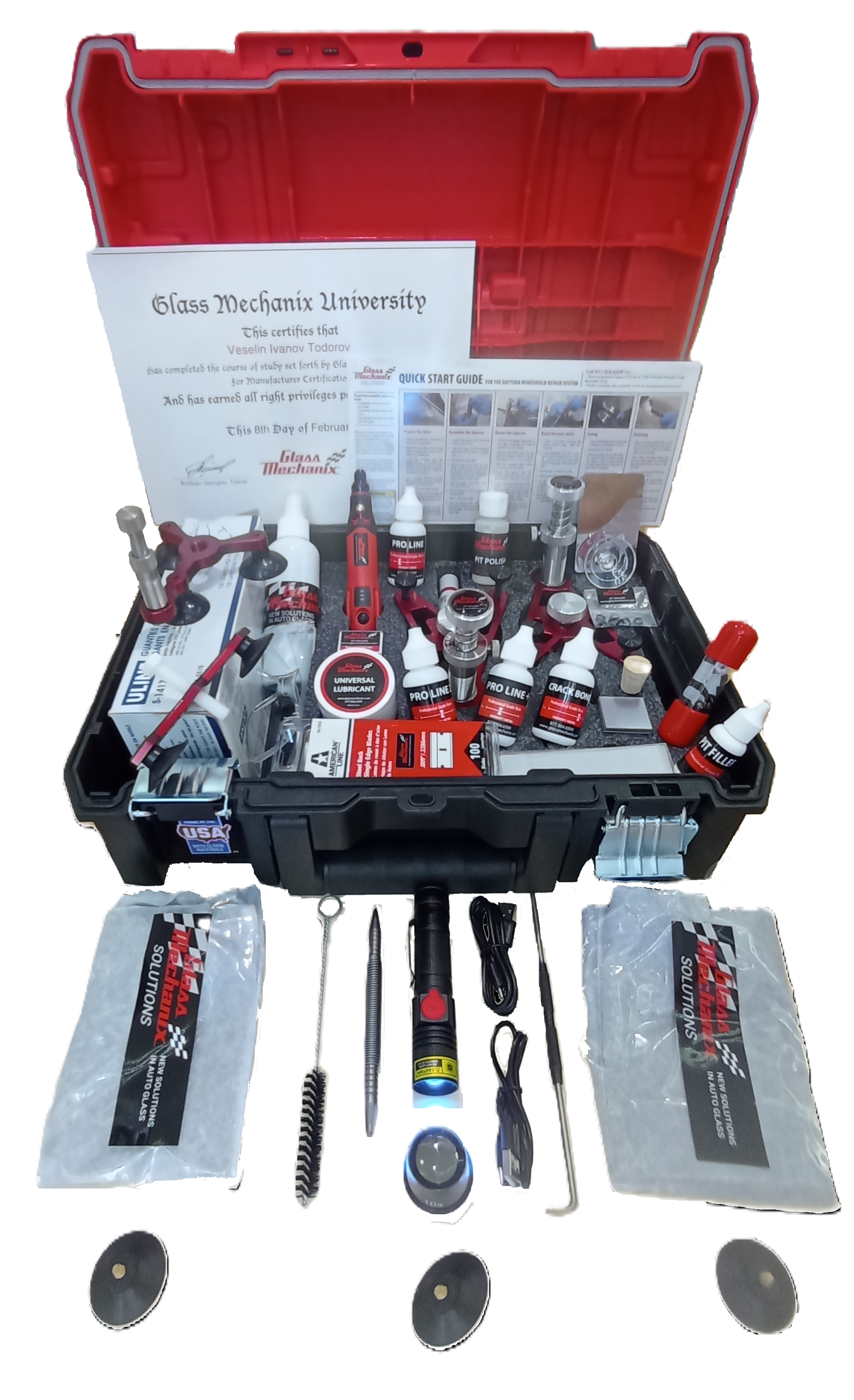 GLASS MECHANIX инструменти за автостъкла